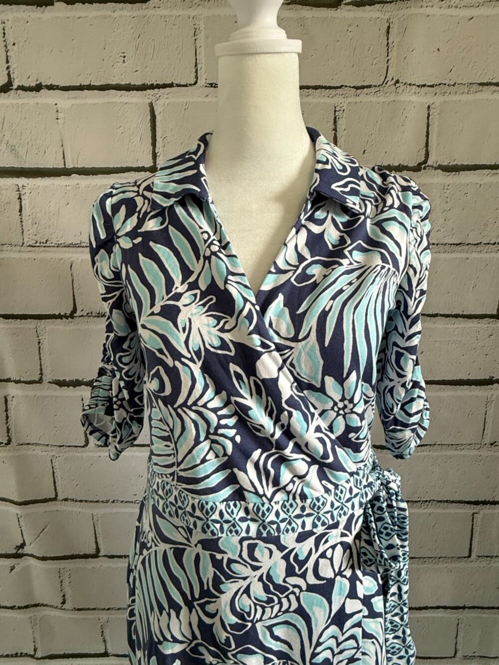 NWT Lilly Pulitzer Sugartown Skort Dress Blue Floral Built-In Shorts Size S - Picture 6 of 14